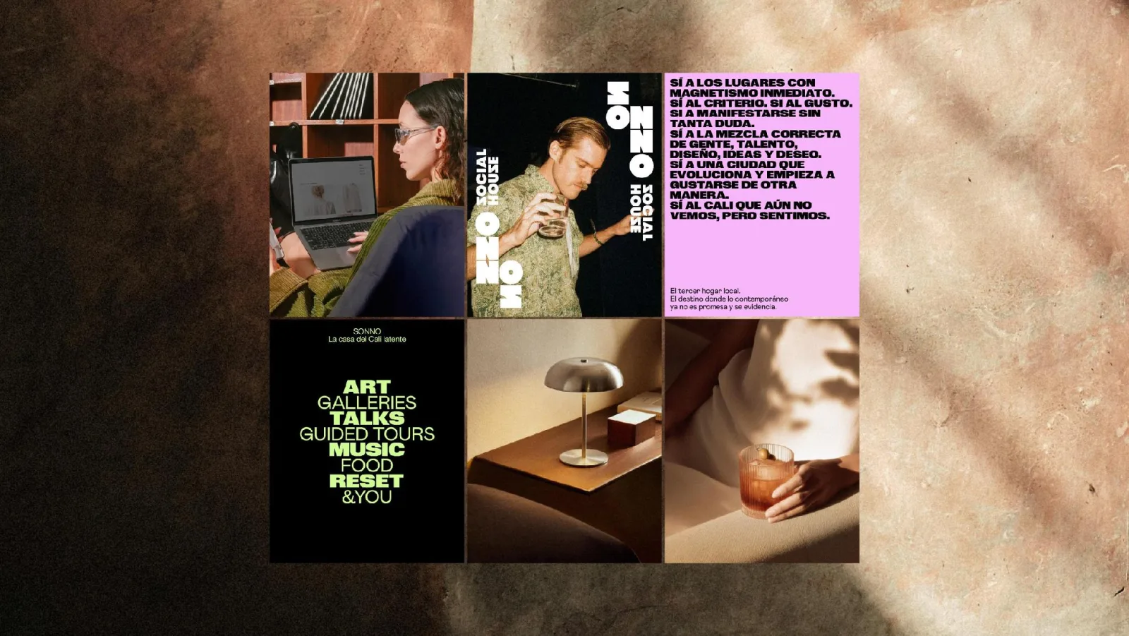 SONNO — moodboard de marca